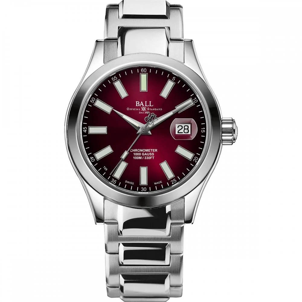 Ball Men's Watch Engineer III Marvelight Chronometer Red