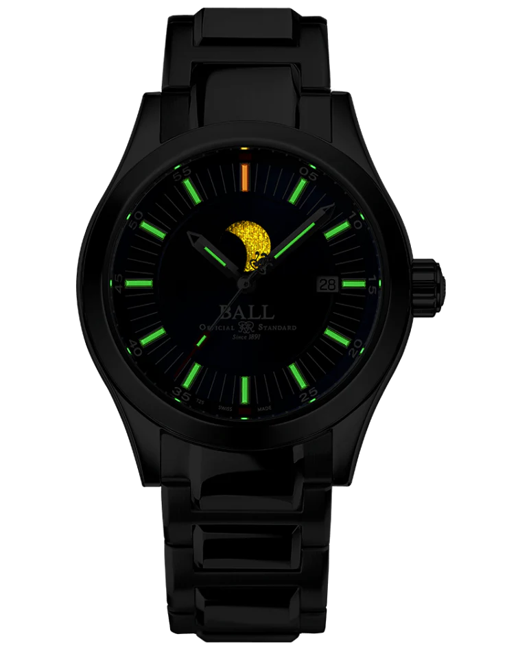 Ball Men's Watch Engineer III Moon Phase Blue - Image 2