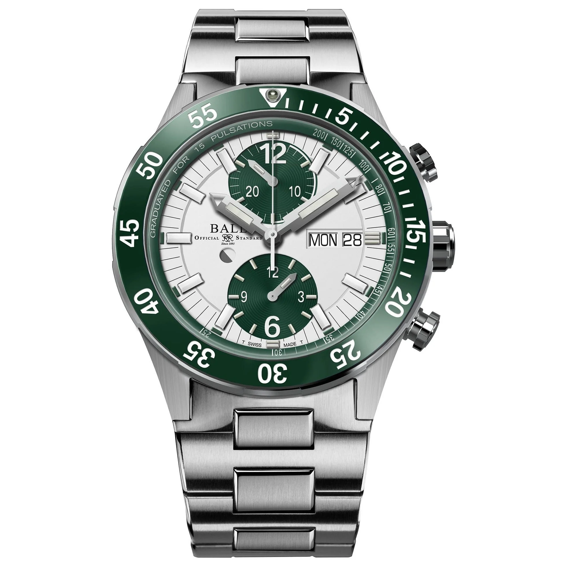 Ball Roadmaster Rescue Chronograph Men's White Watch