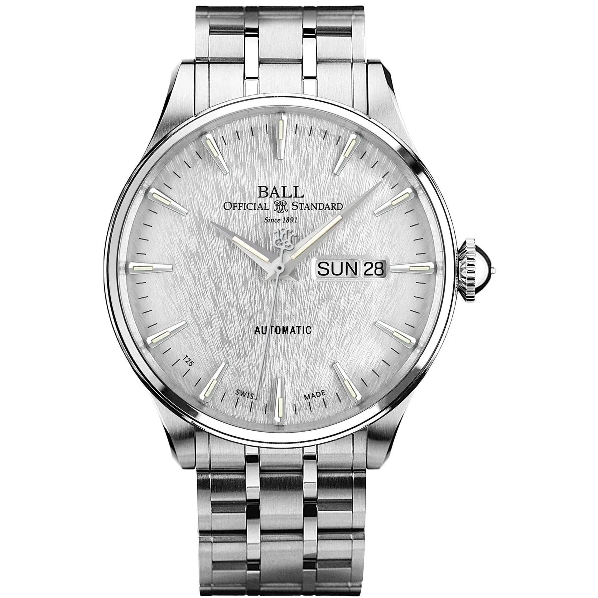 Ball Trainmaster Eternity Men's Silver Watch