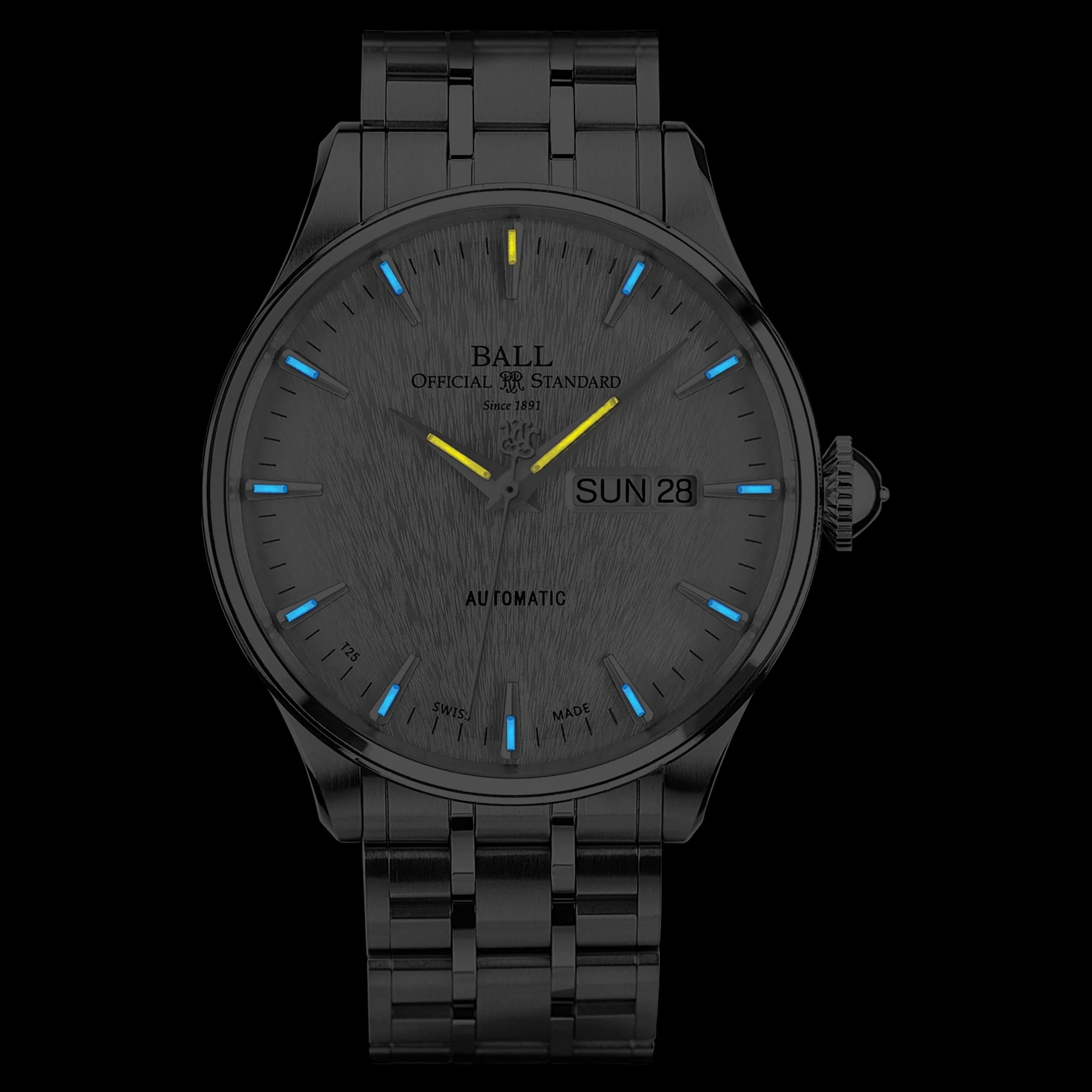 Ball Trainmaster Eternity Men's Silver Watch - Image 2