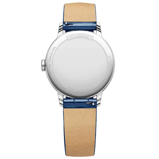 Baume & Mercier Ladies Blue Classima Watch 10329 - Image 2