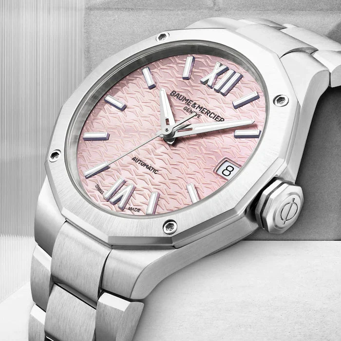 Baume & Mercier Ladies Riviera Pink Watch 10675 - Image 2