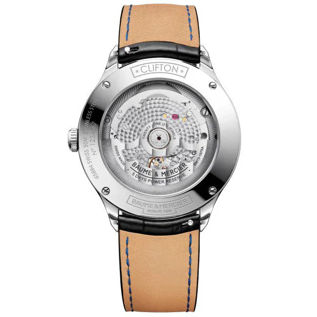Baume & Mercier Men's Black Clifton Watch 10518 - Image 2