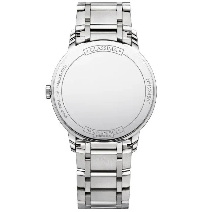 Baume & Mercier Men's Blue Classima Watch 10382 - Image 2
