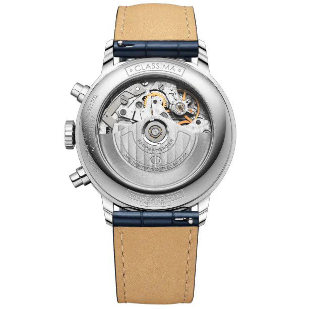 Baume & Mercier Men's Blue Classima Watch 10330 - Image 2