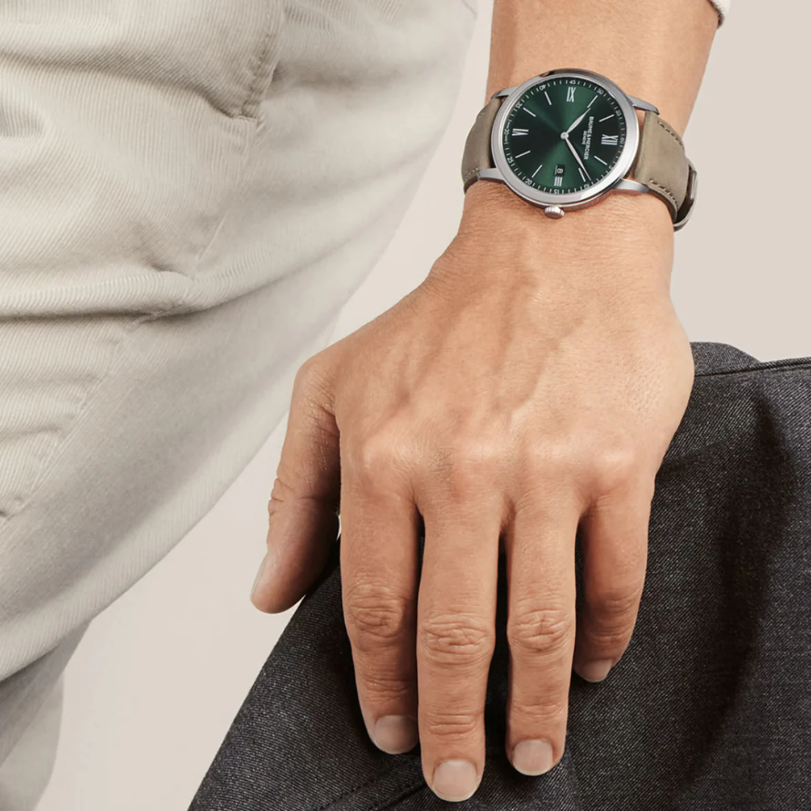 Baume & Mercier Men's Classima Green Watch 10607 - Image 4