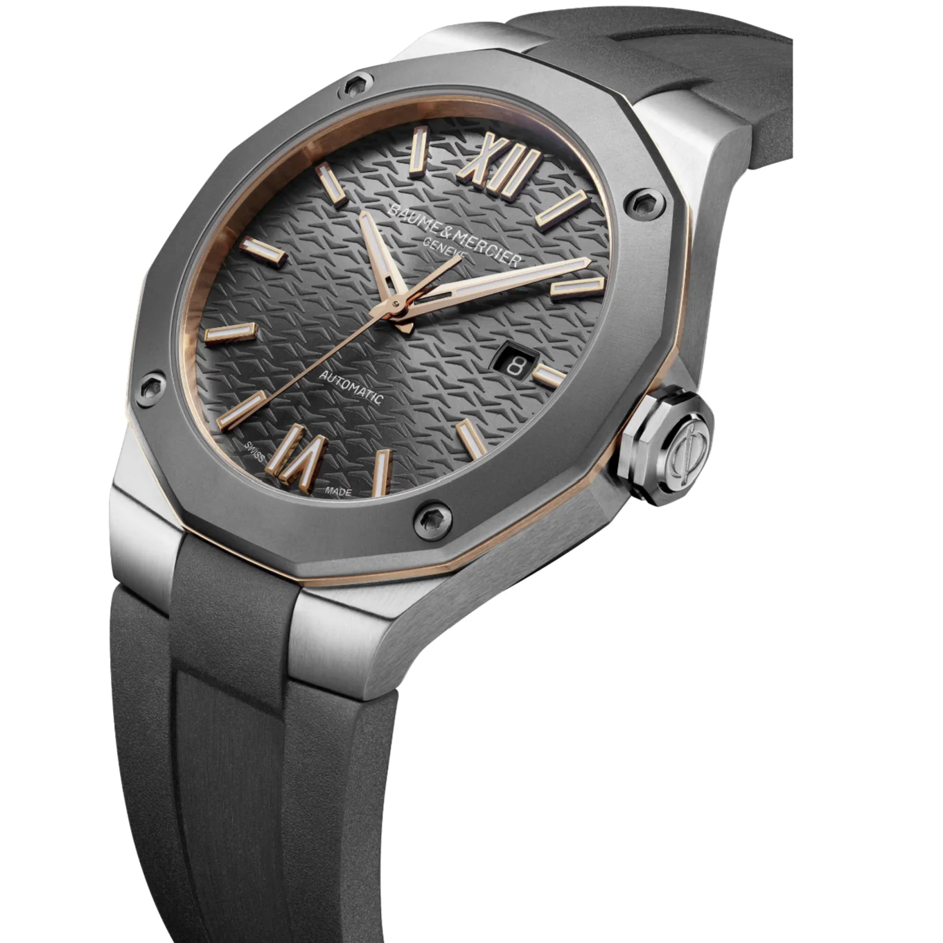Baume & Mercier Riviera Auto Men's Grey Watch 10660 - Image 2