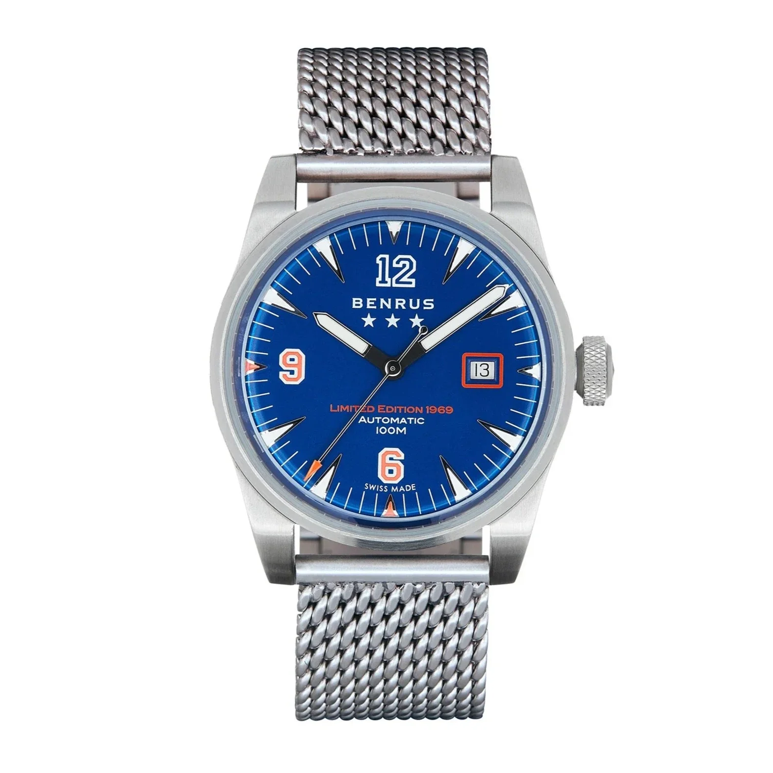 Benrus Men's Classic Limited Edition Watch Blue - Image 2
