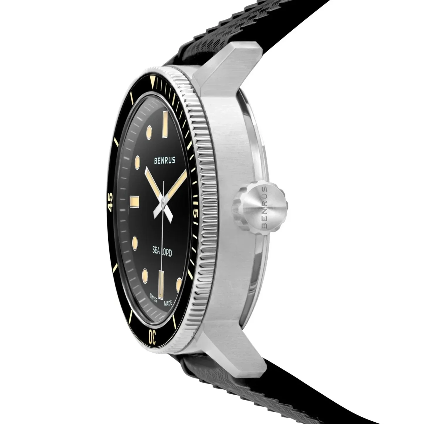 Benrus Men's Sea Lord Dive Watch Black - Image 2