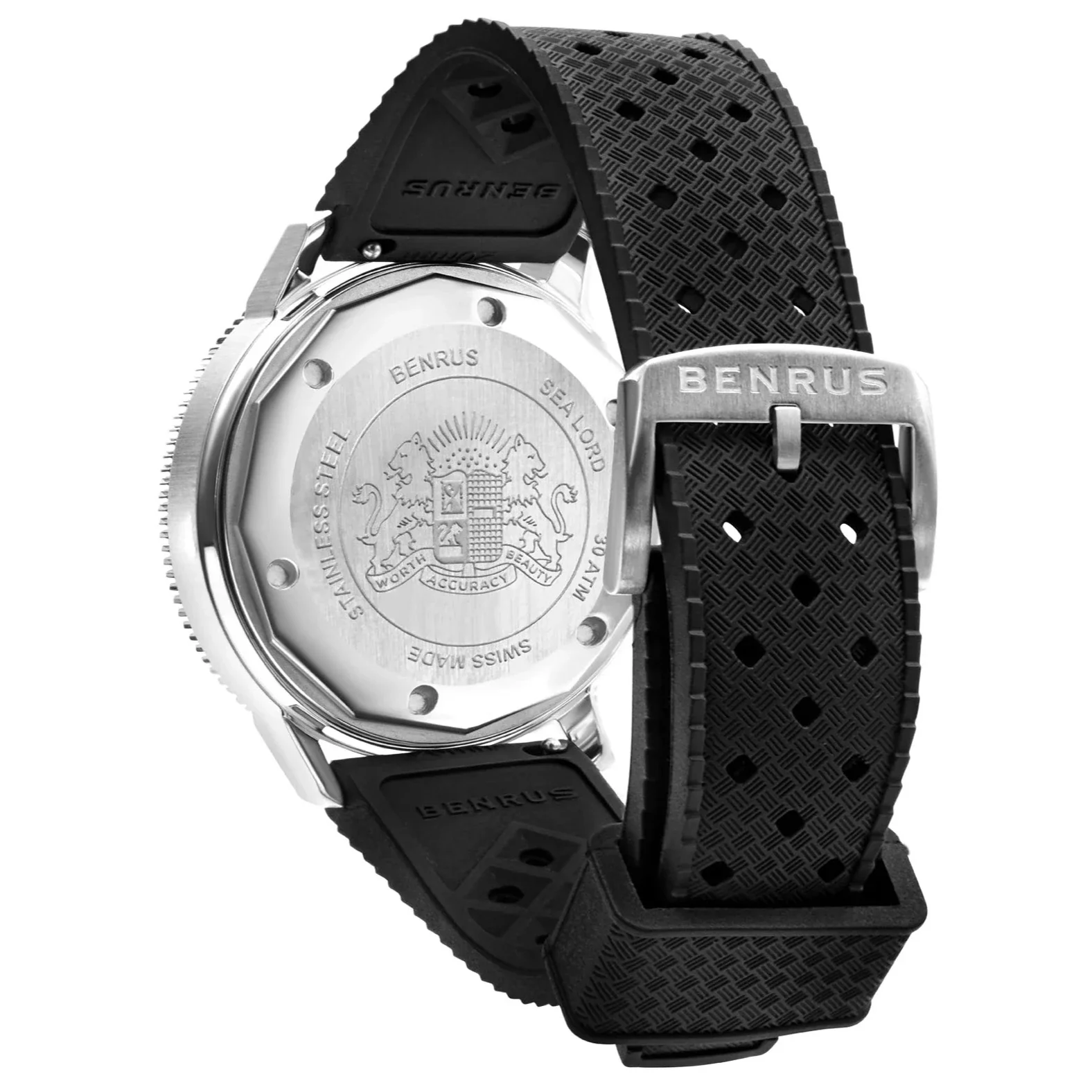 Benrus Men's Sea Lord Dive Watch Black - Image 3
