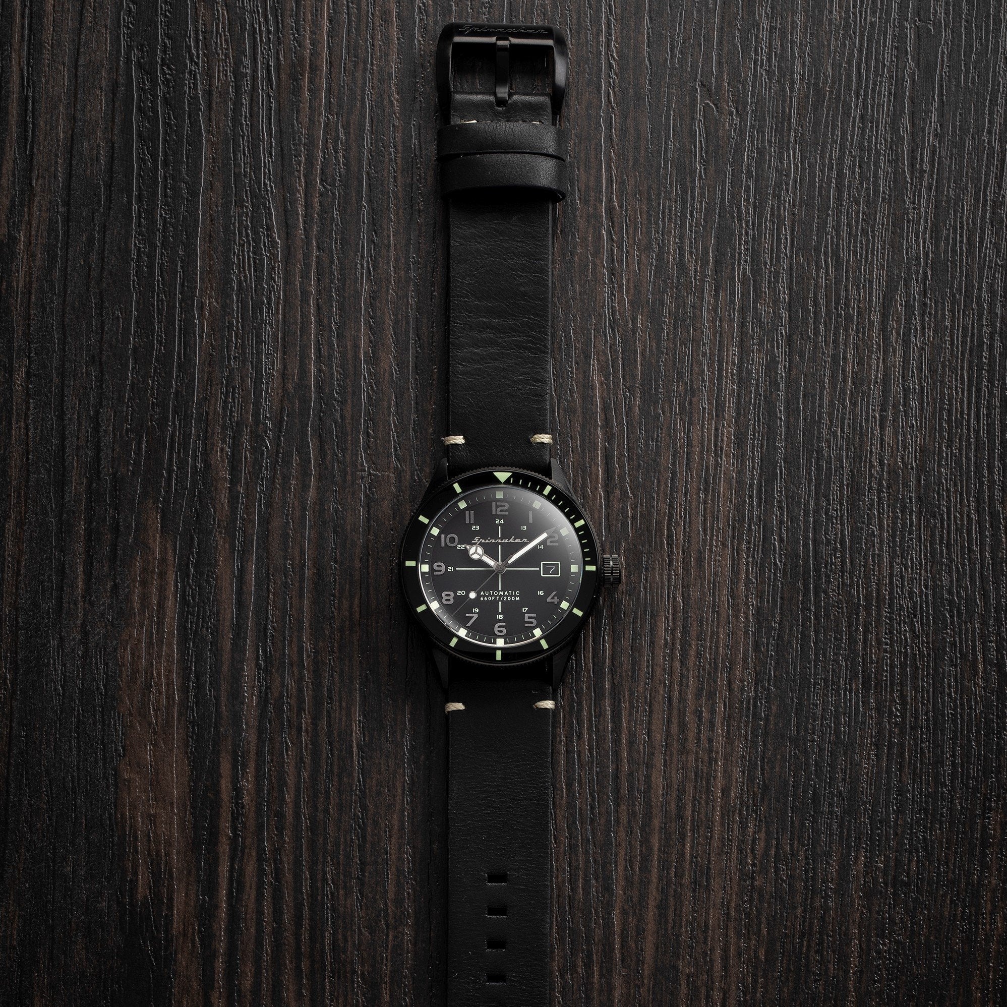 Spinnaker Men's Black Cahill Watch - Image 4