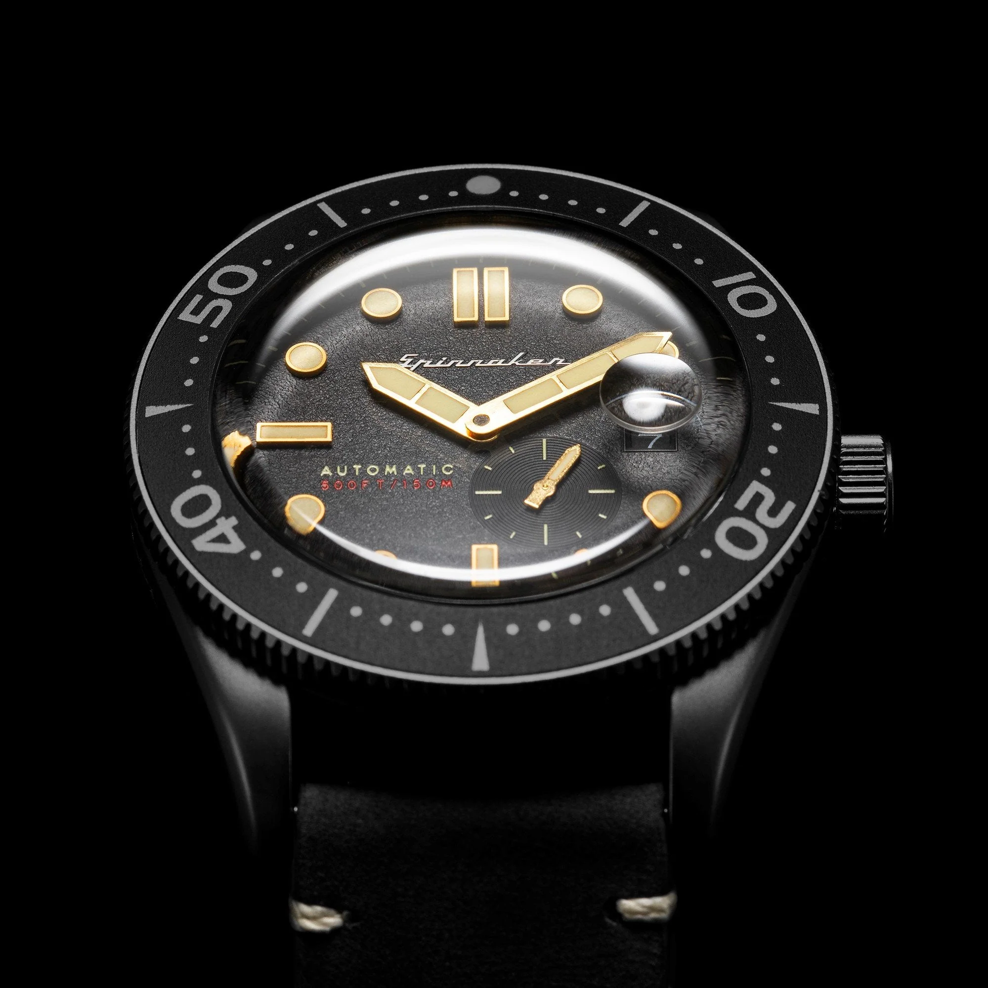 Spinnaker Men's Black Croft Watch - Image 2