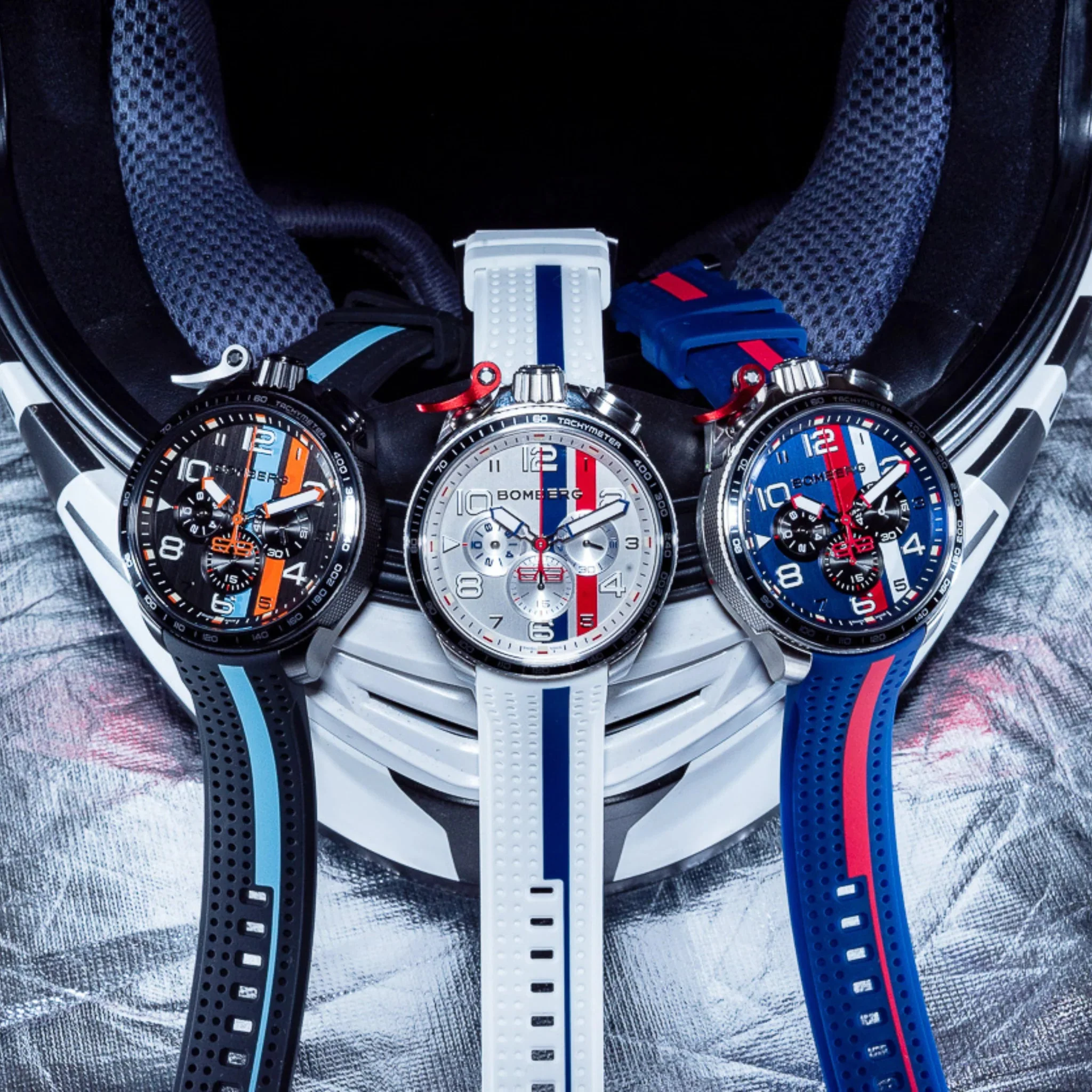 Bomberg Le Mans Men's White Watch - Image 10