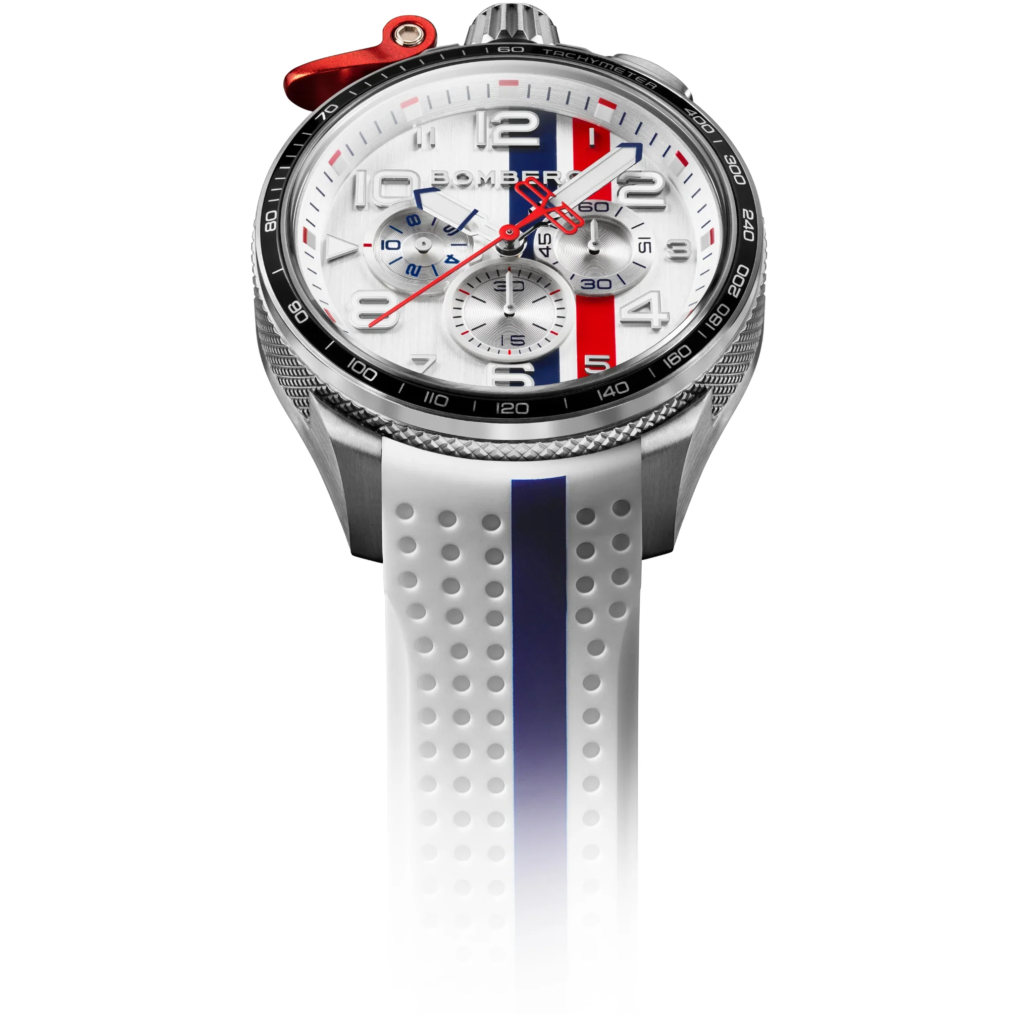 Bomberg Le Mans Men's White Watch - Image 2