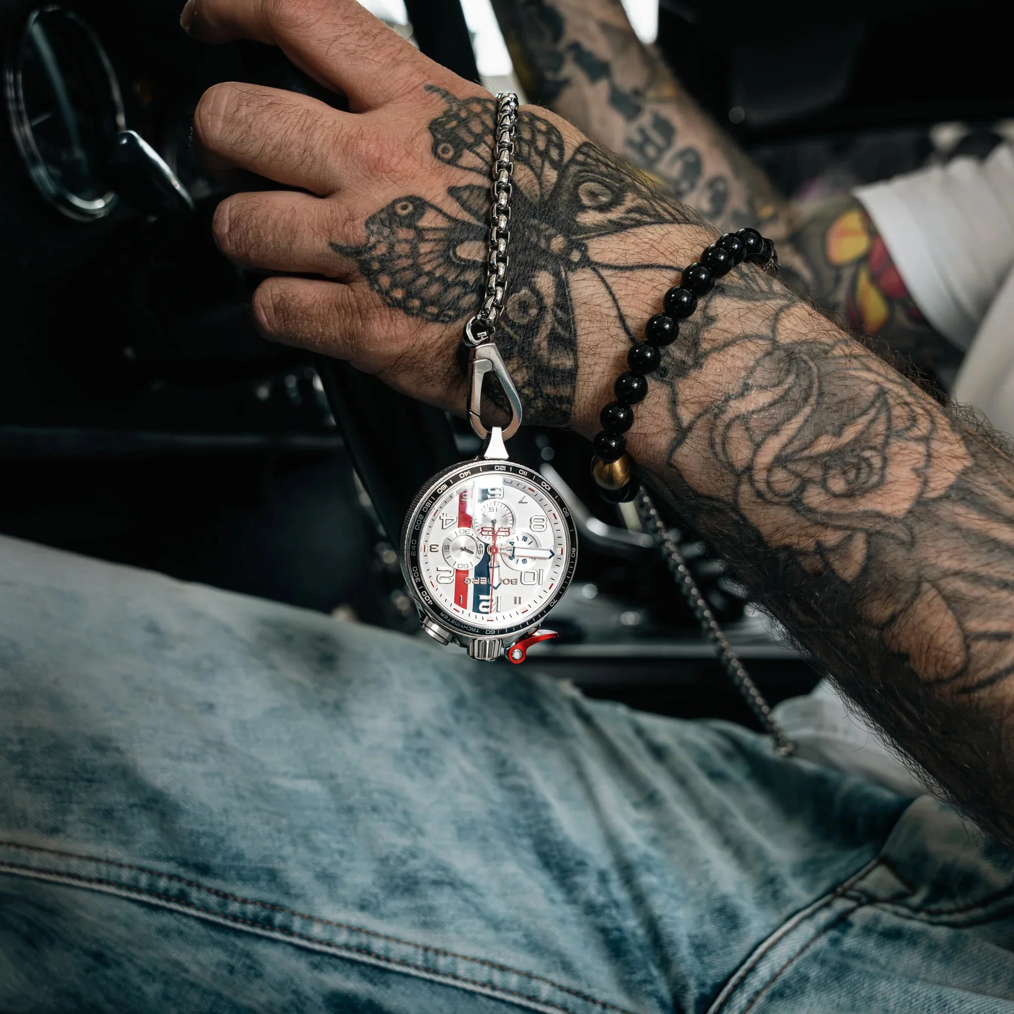 Bomberg Le Mans Men's White Watch - Image 4