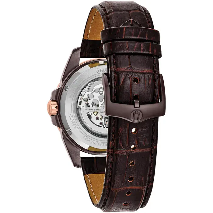 Bulova Sutton Classic Men's Rose Gold Watch - Image 3