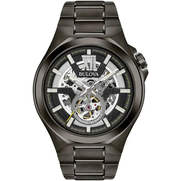 Bulova Maquina Men's Silver Watch