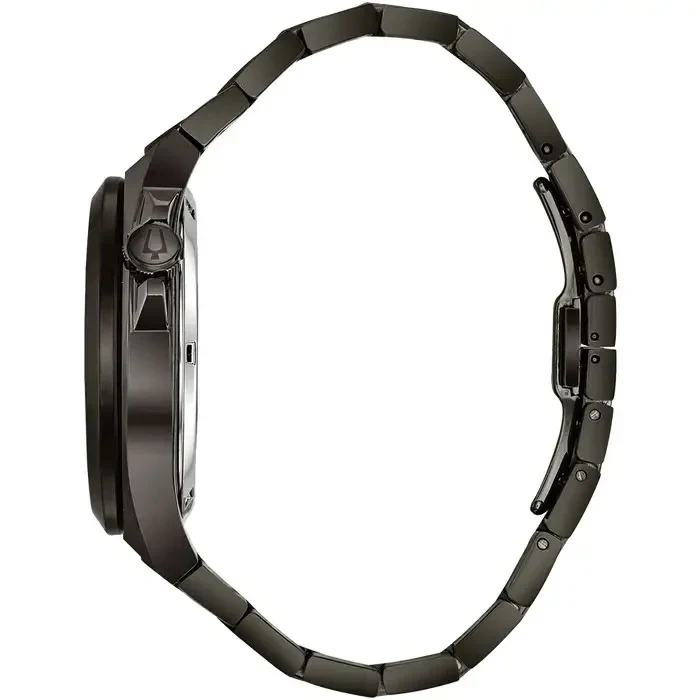 Bulova Maquina Men's Silver Watch - Image 2