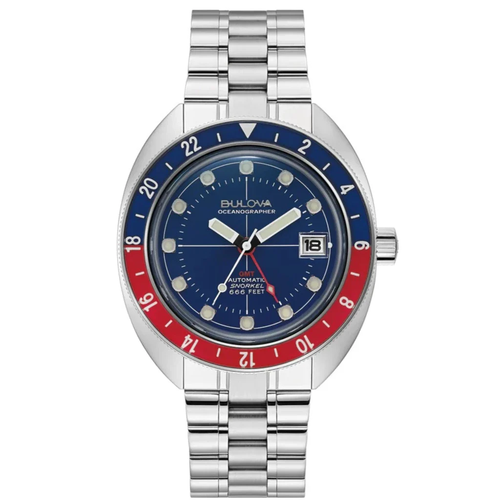 Bulova Oceanographer Automatic Men's Silver Watch