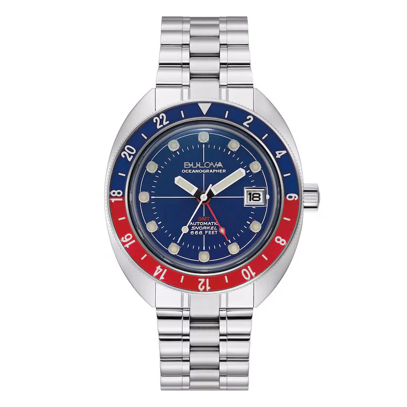 Bulova Oceanographer Automatic Men's Silver Watch - Image 5
