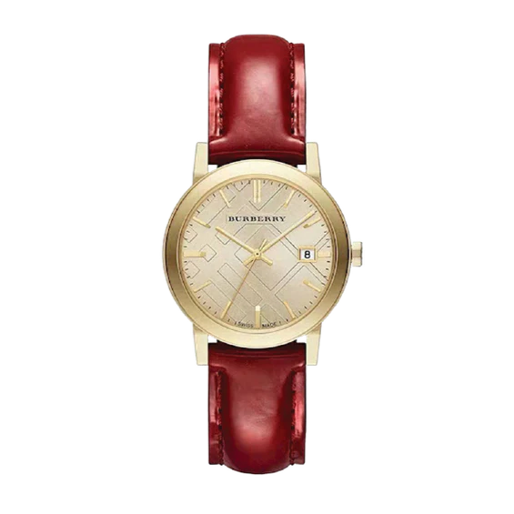 Burberry The City Ladies 34mm Gold Watch
