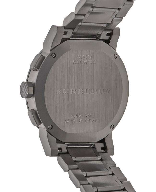 Burberry Men's Chronograph The City Black PVD 42mm Watch - Image 2