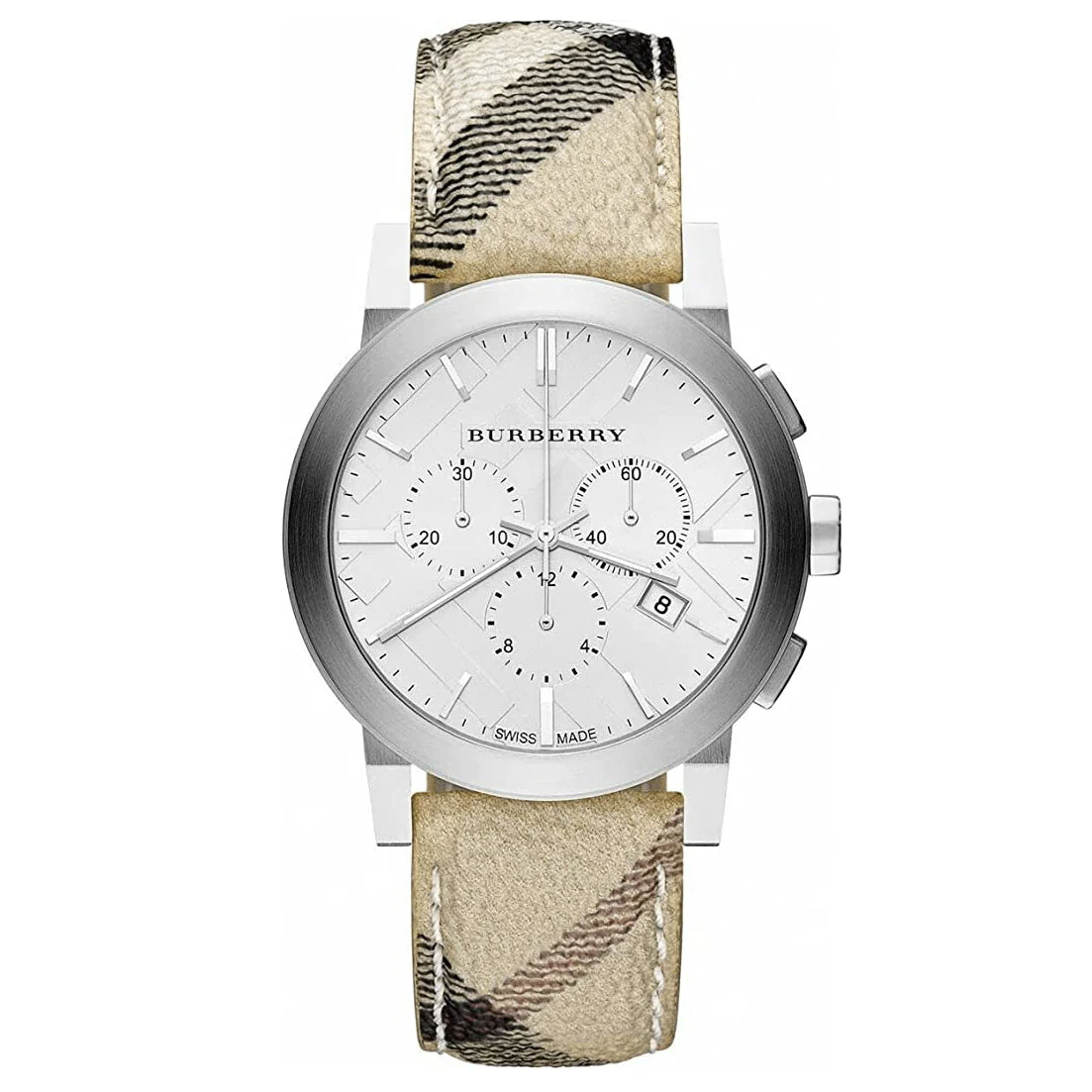 Burberry Men's Chronograph The City Nova Check 42mm Watch