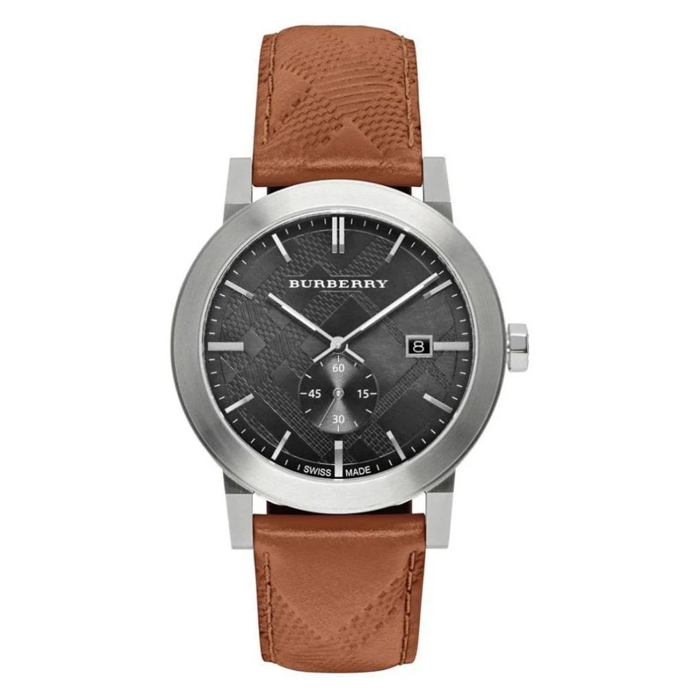 Burberry Men's The City Black Brown 42mm Watch