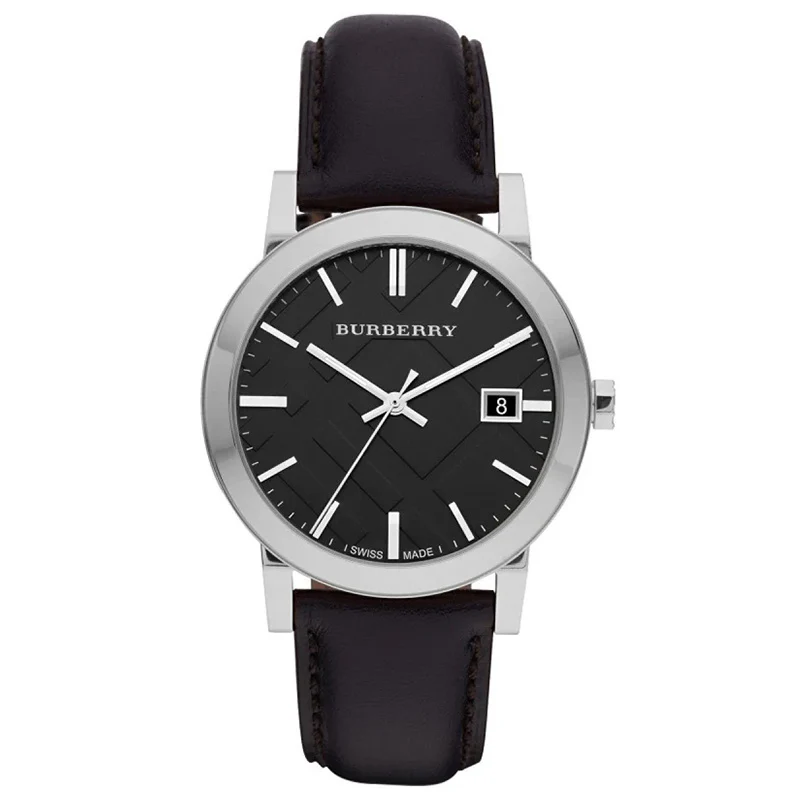 Burberry The City Check Black 38mm Watch
