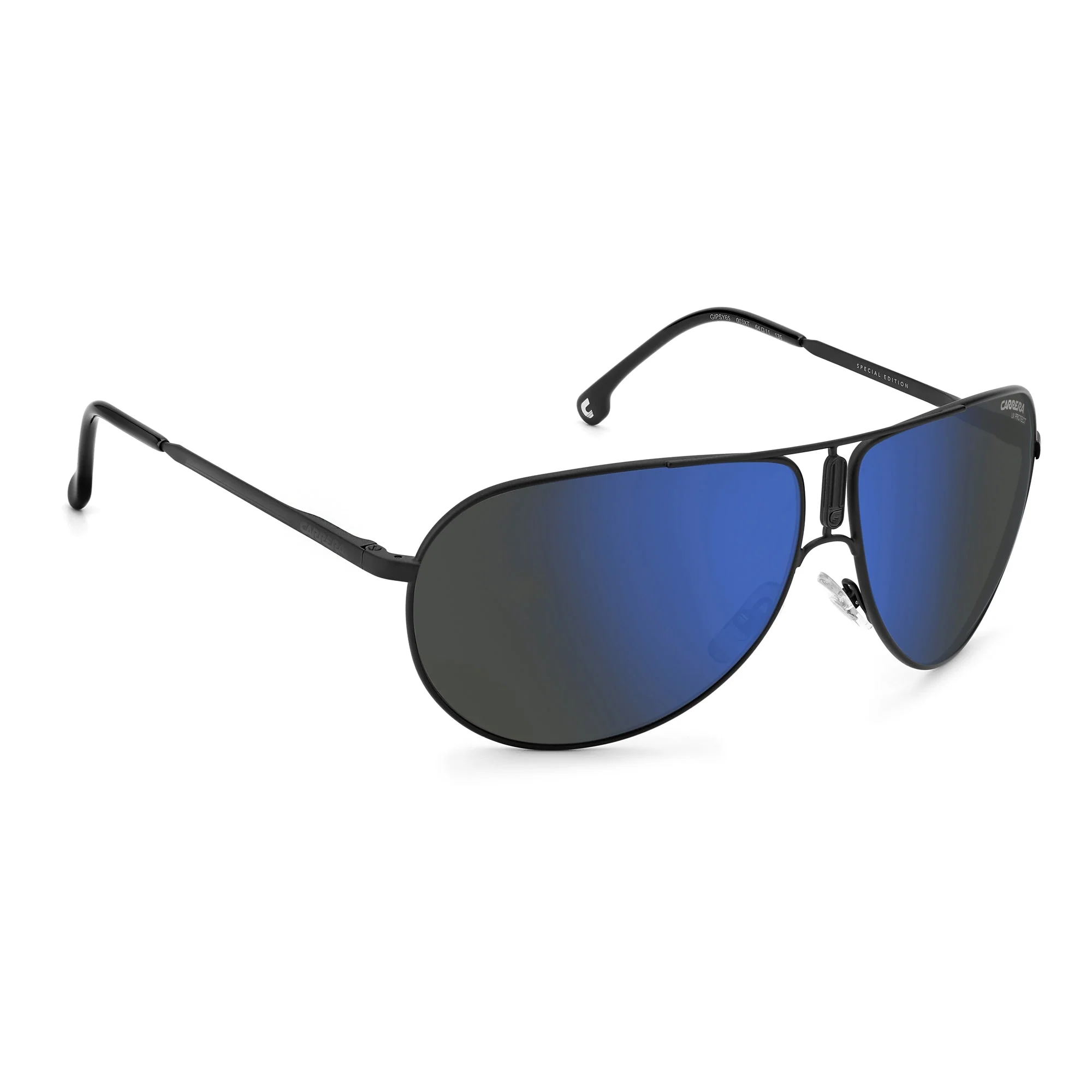 Carrera GIPSY65 003 64XT(CAR5) Unisex Matte Black Sunglasses - Image 3