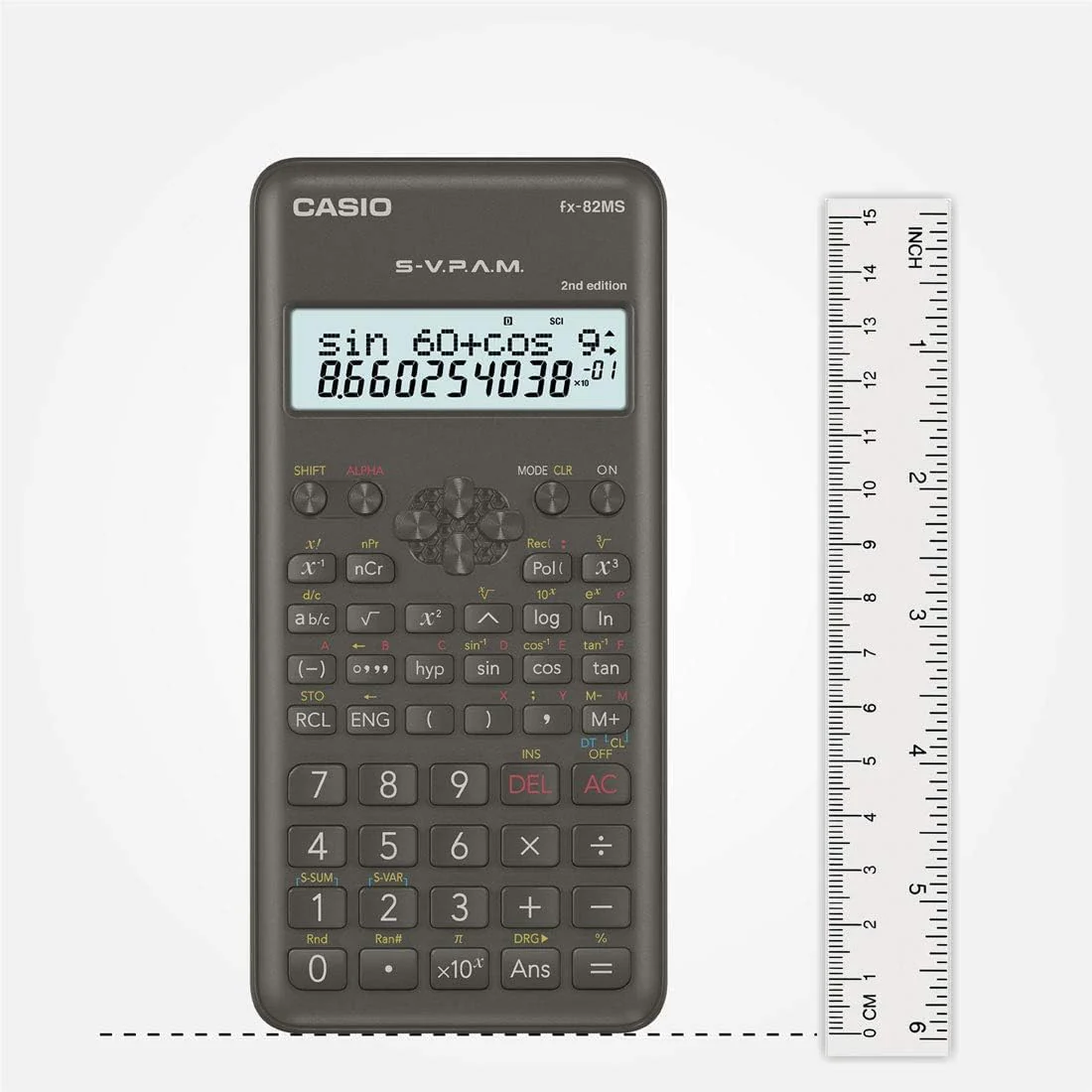 Casio Calculator FX-82MS-2-W 2nd Edition 2-Line Display - Image 4