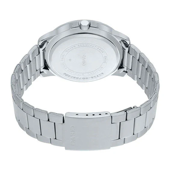 Casio Enticer Link Bracelet Men's Black Watch - Image 3