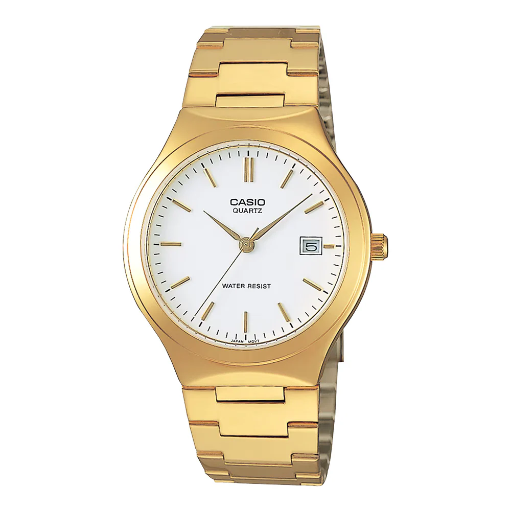 Casio Classic Men's Gold White Watch