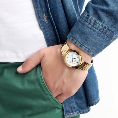 Casio Classic Men's Gold White Watch - Image 2