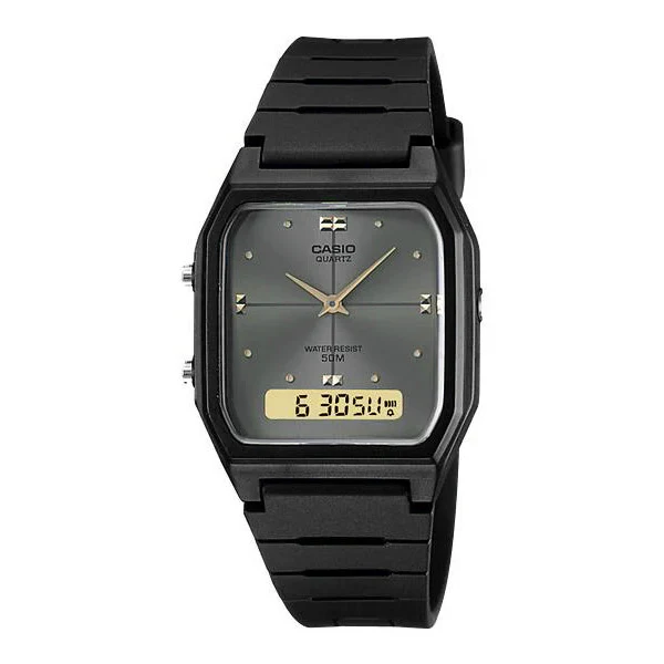 Casio Core Unisex Black Analog-Digital Combination Watch