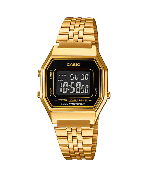 Casio Digital Vintage Gold Ladies' Watch