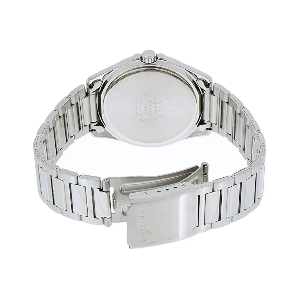 Casio Dress Day Date Men's Silver Watch - Image 4