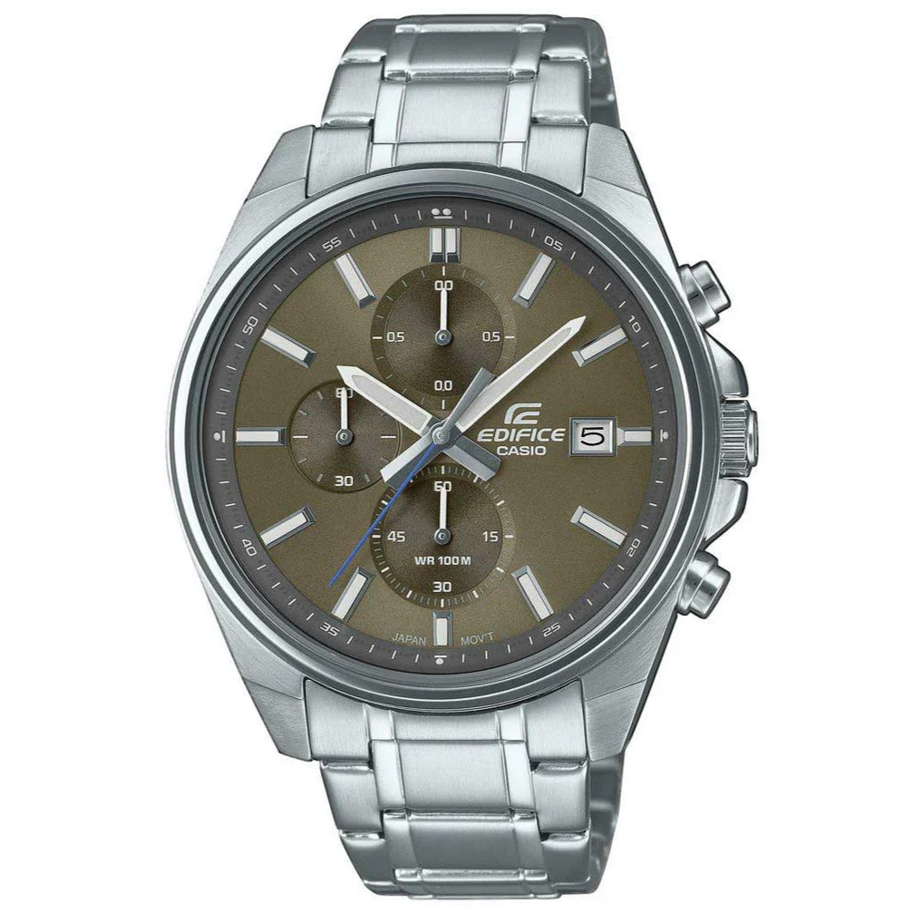 Casio Edifice Chrono Men's Silver Watch