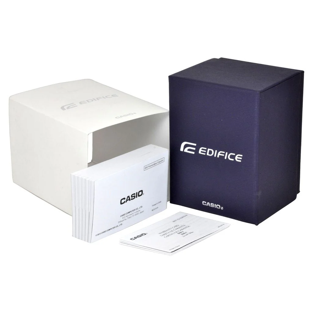 Casio Edifice Chrono Men's Silver Watch - Image 4