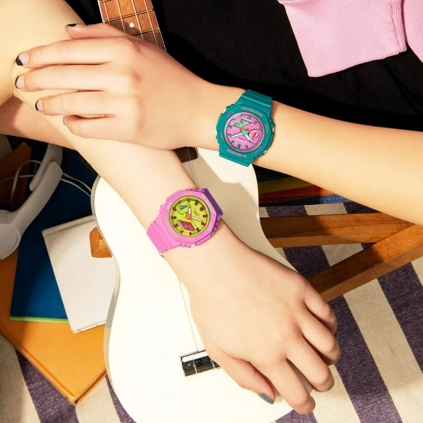 Casio G-Shock Ladies Pink Watch - Image 6