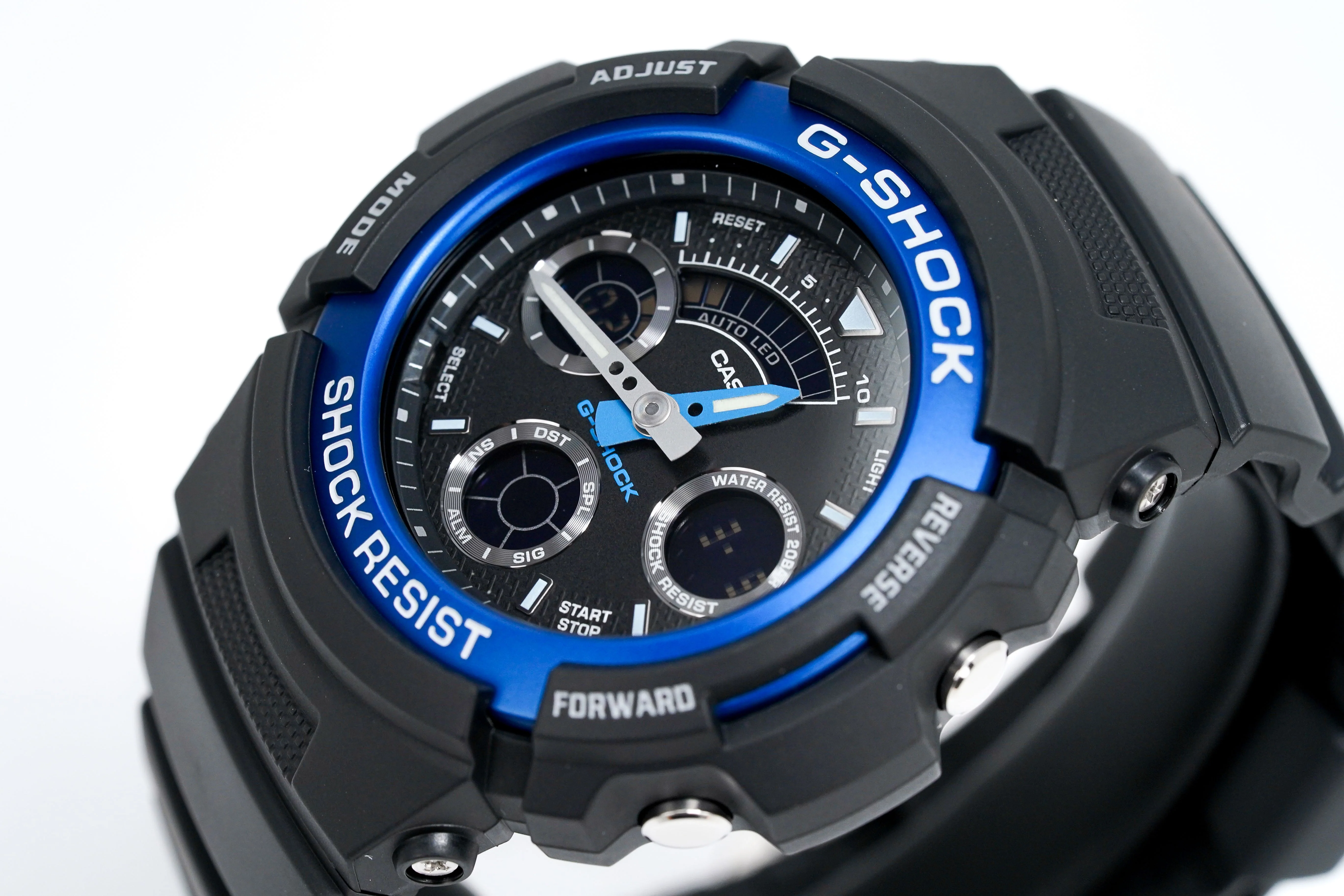 Casio G-Shock Watch Analogue-Digital Blue - Image 3