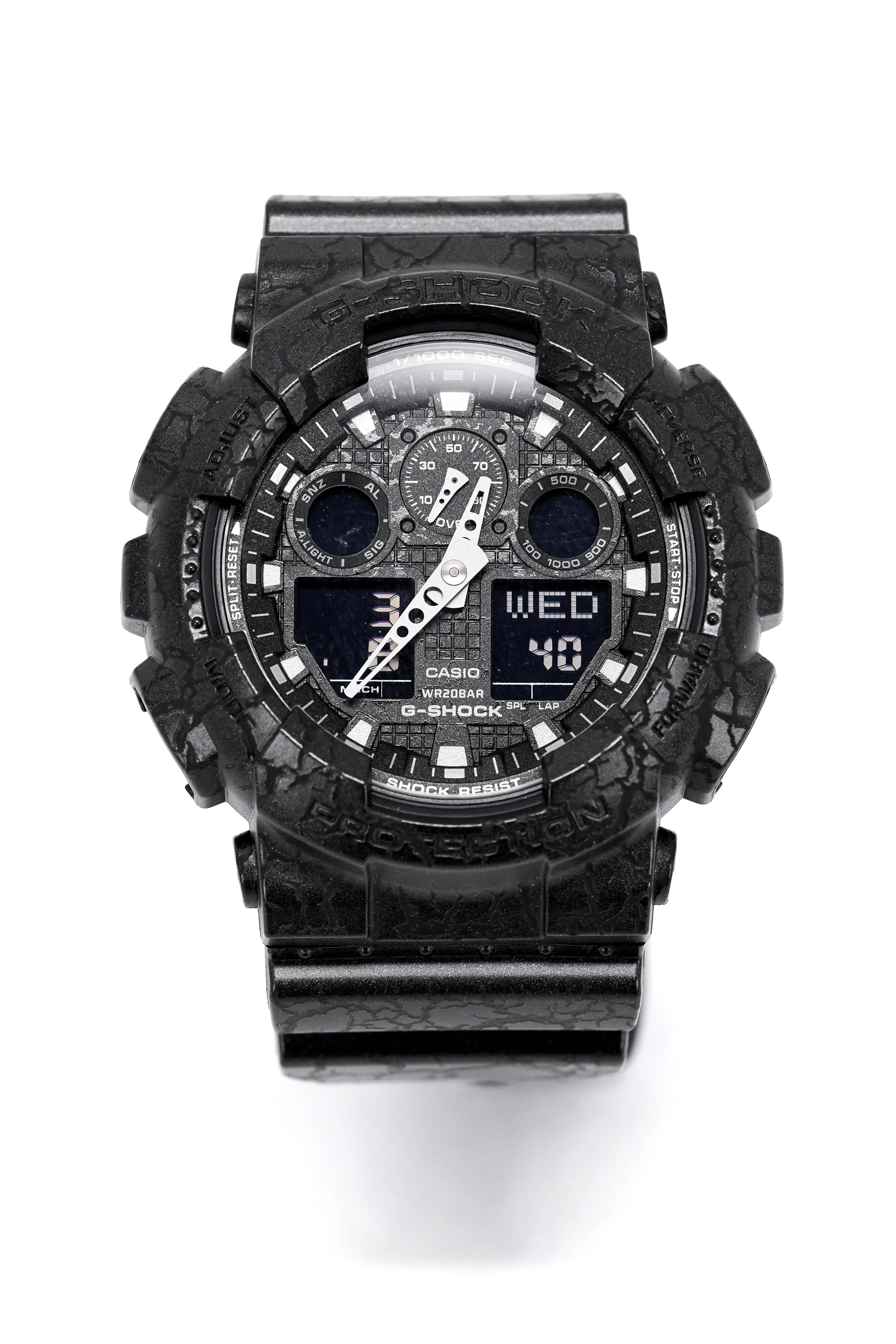 Casio G-Shock Watch Men's Black Crackled - Image 4