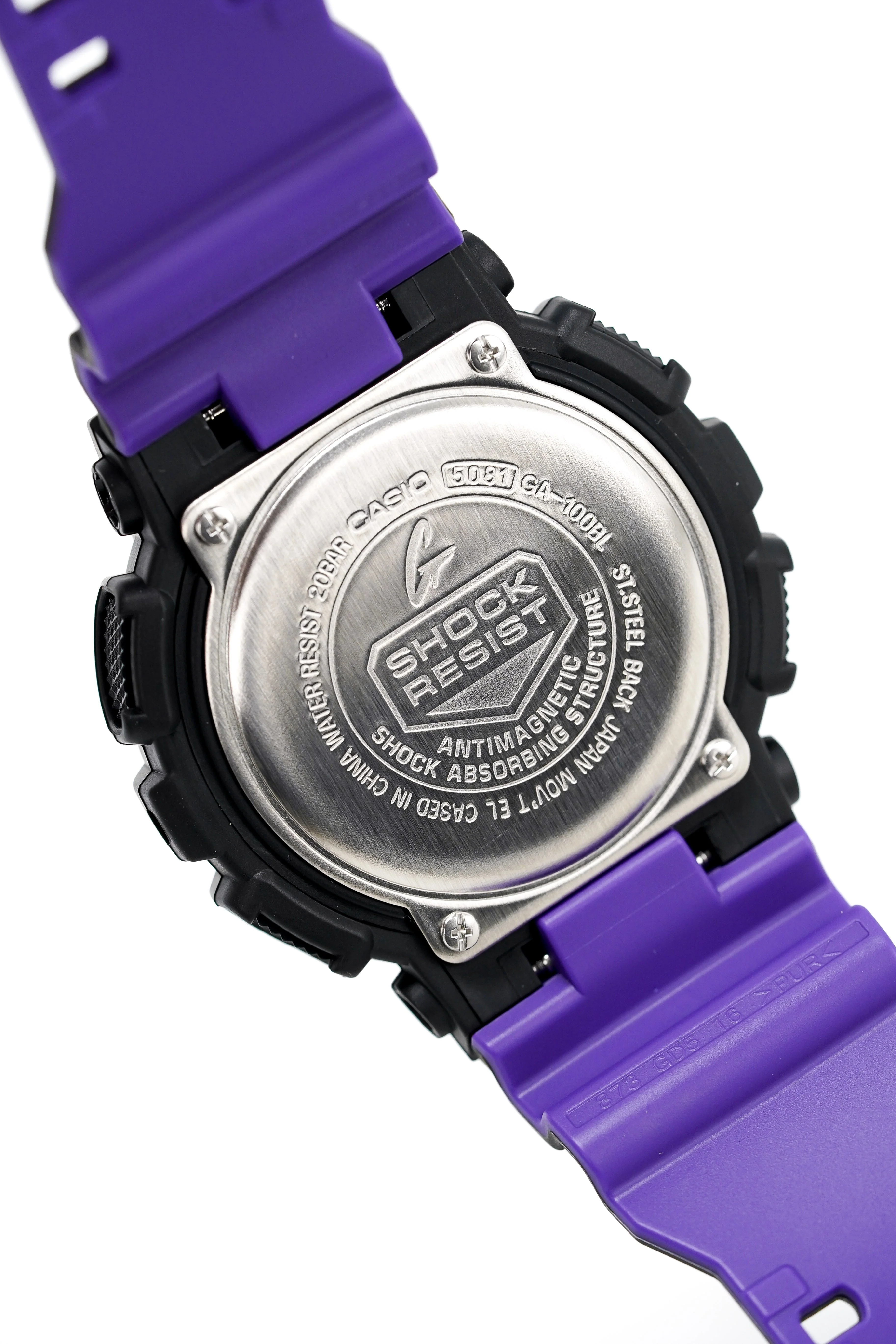 Casio G-Shock Watch Men's 90's Retro Green/Purple - Image 2