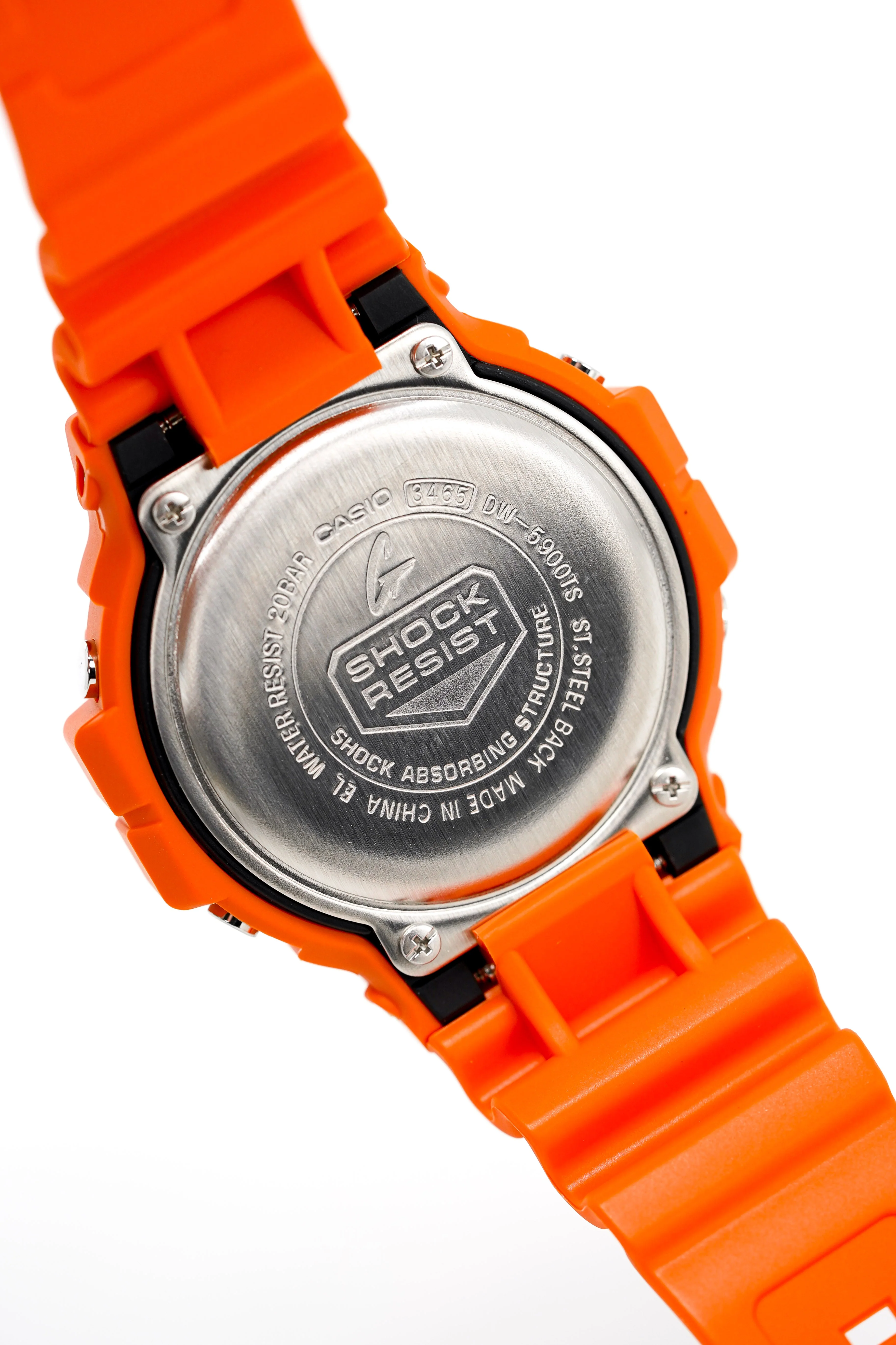 Casio G-Shock Watch Men's Shock Tech Orange - Image 2