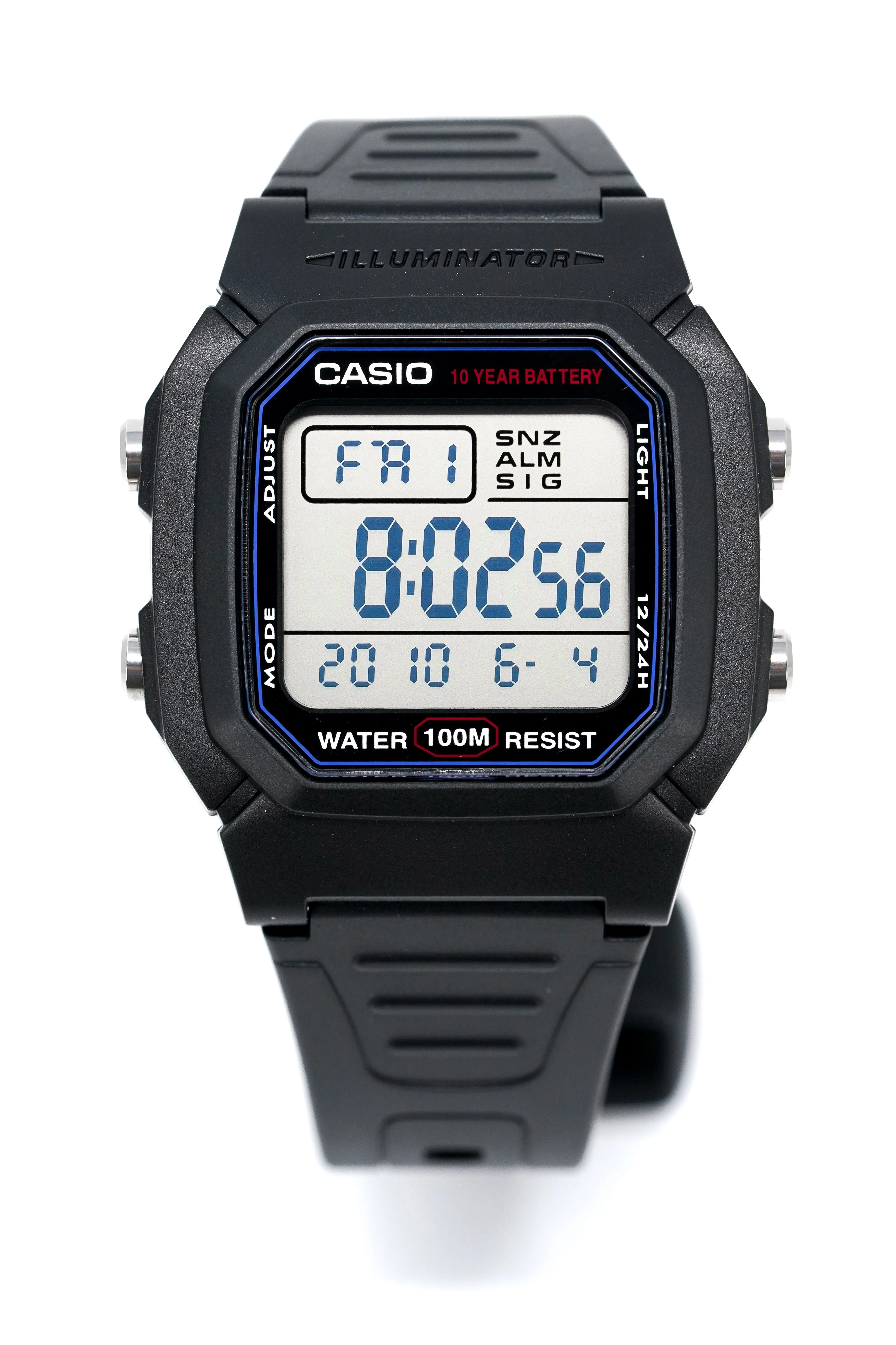 Casio Men's Watch Chronograph Digital Blue Black - Image 4