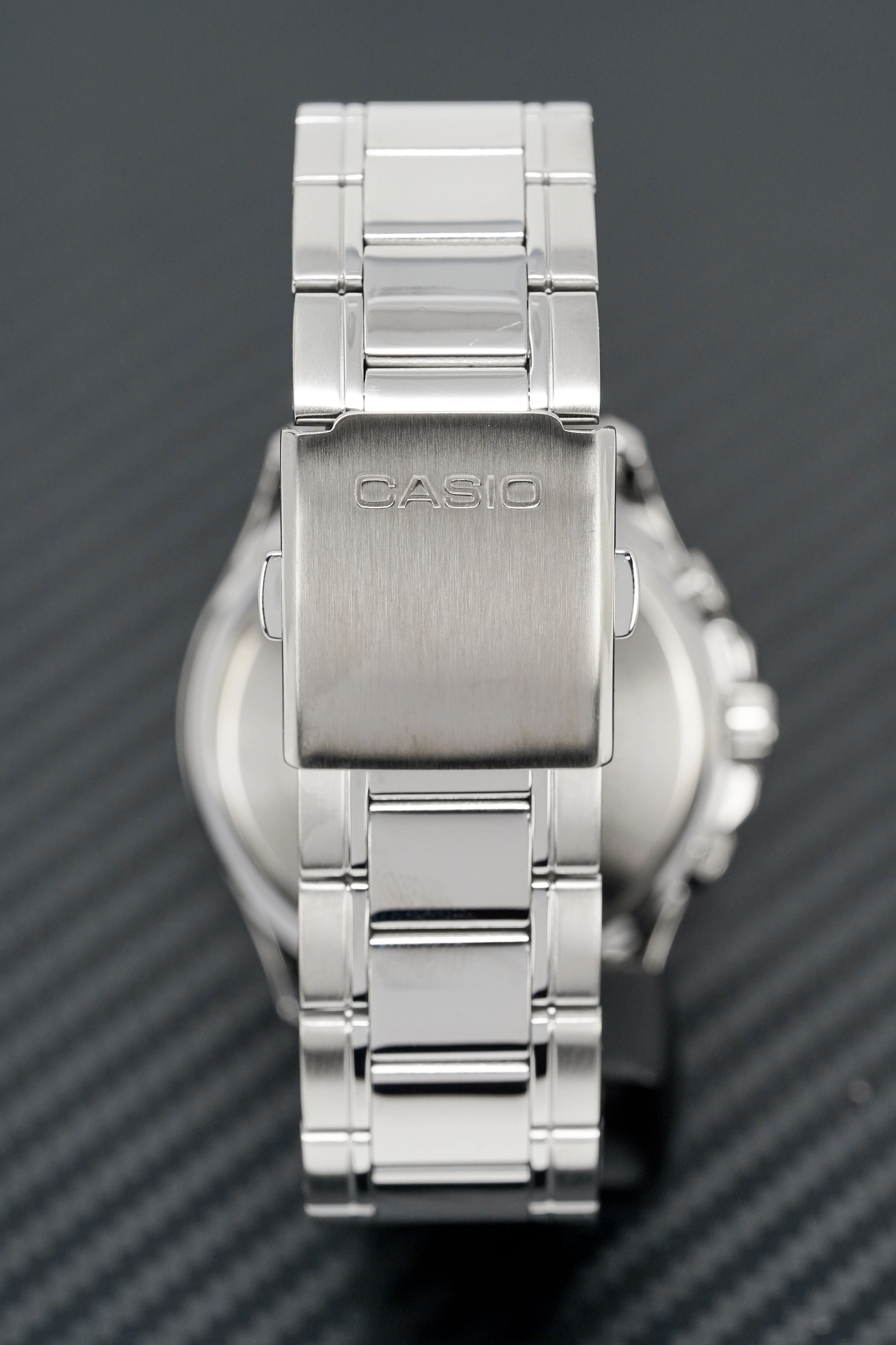 Casio Men's Watch Chronograph Stainless Steel Blue - Image 5