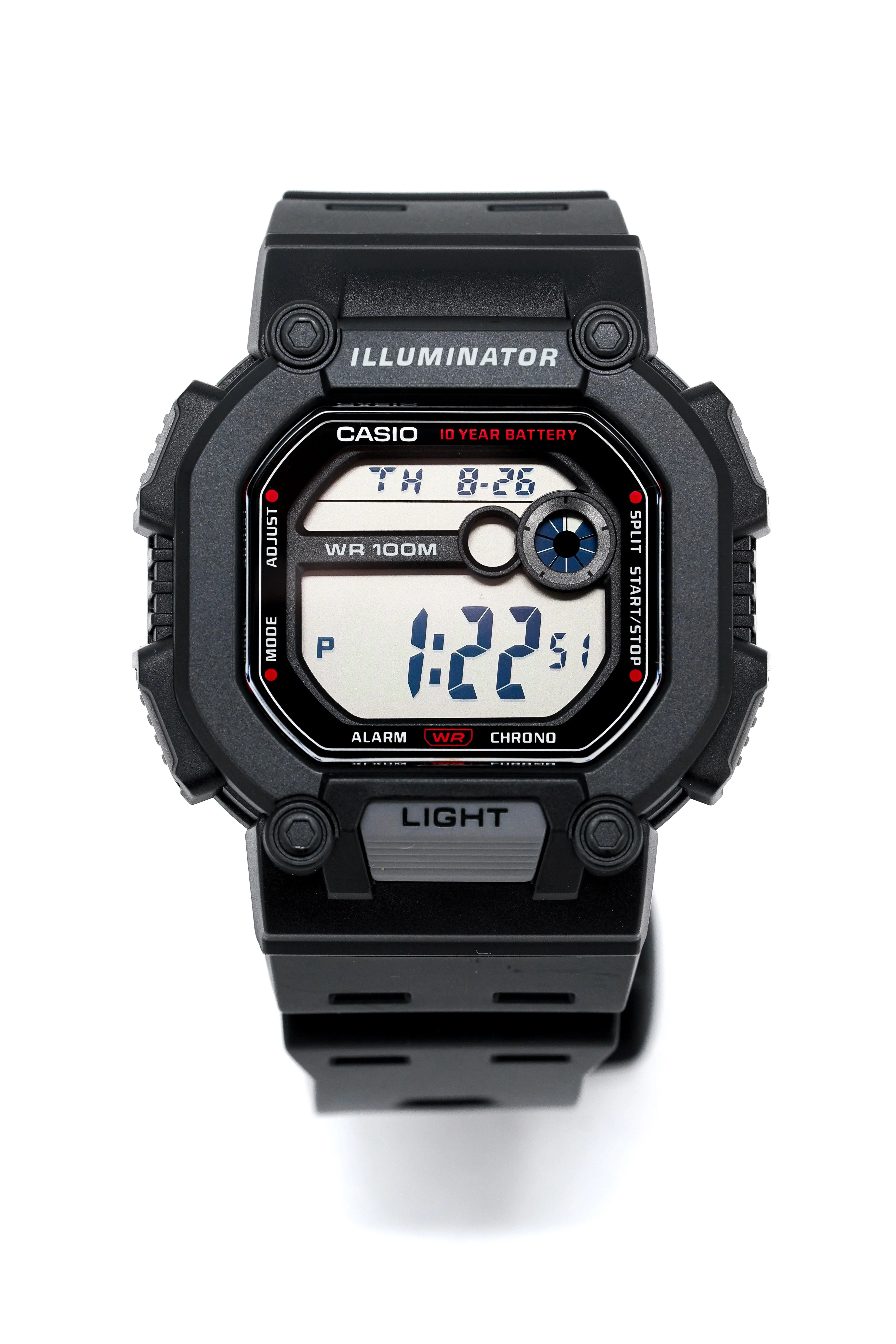 Casio Men's Watch Youth Chronograph Digital Black - Image 4
