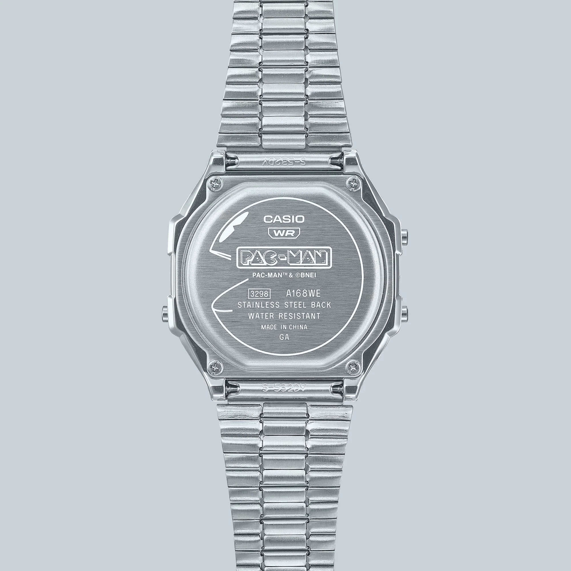 Casio PAC-MAN Vintage Unisex Silver Digital Watch - Image 7