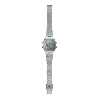 Casio PAC-MAN Vintage Unisex Silver Digital Watch - Image 9